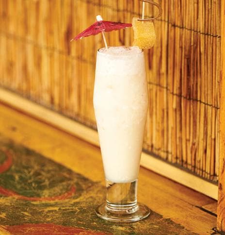 Ginger Piña Colada Cocktail