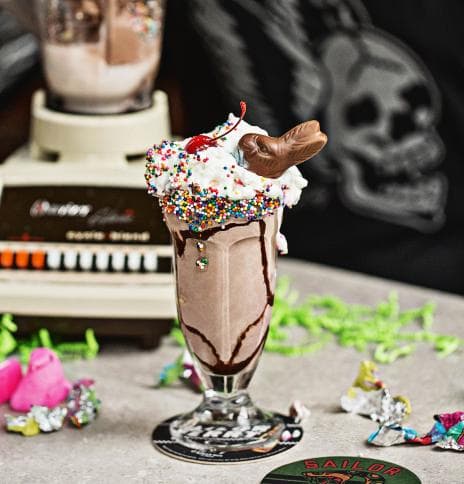 Spiked Chocolate Alcoholic Milkshake