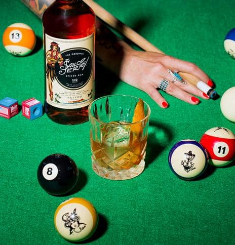 Spiced Rum Old Fashioned