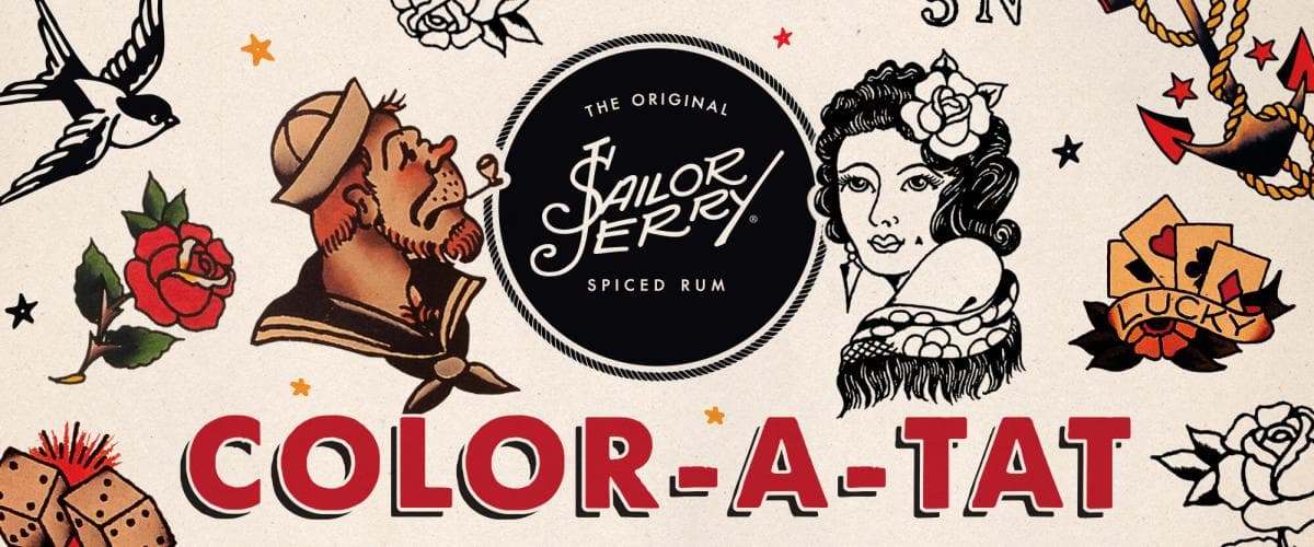 “Color – A – Tat” Tattoo Coloring Book Pages