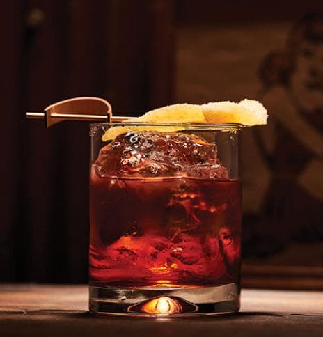 Ginger Spiced Rum Negroni